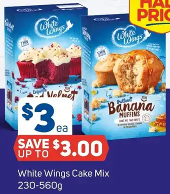 Foodland White Wings Cake Mix 230-560g offer