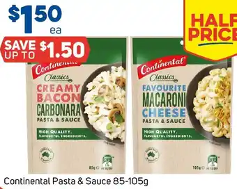 Foodland Continental Pasta & Sauce 85-105g offer