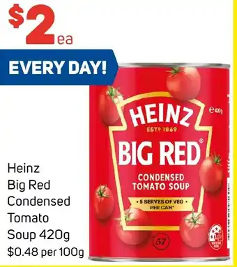 Foodland Heinz Big Red Condensed Tomato Soup 420g offer