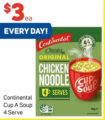 Foodland Continental Cup A Soup 4 Serve offer