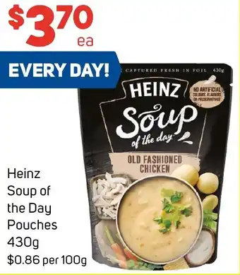 Foodland Heinz Soup of the Day Pouches 430g offer