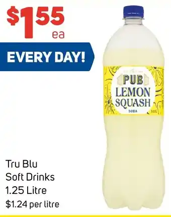 Foodland Tru Blu Soft Drinks 1.25 Litre offer