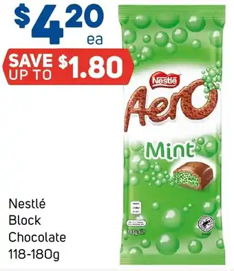 Foodland Nestlé Block Chocolate 118-180g offer
