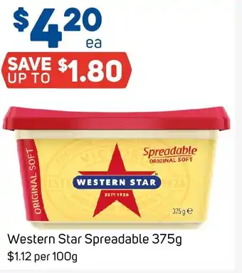 Foodland Western Star Spreadable 375g offer