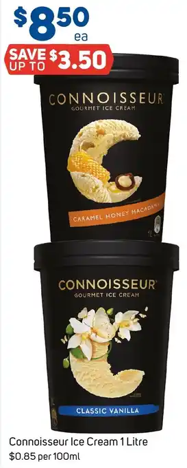 Foodland Connoisseur Ice Cream 1 Litre offer