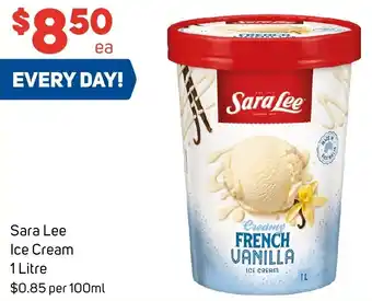 Foodland Sara Lee Ice Cream 1 Litre offer