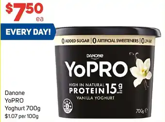 Foodland Danone YoPRO Yoghurt 700g offer