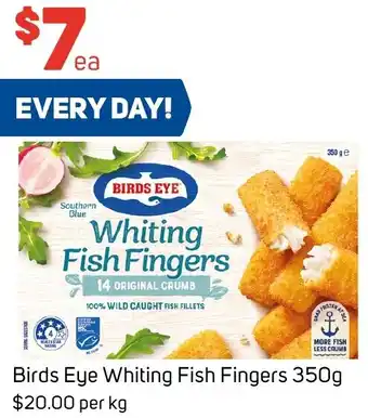 Foodland Birds Eye Whiting Fish Fingers 350g offer