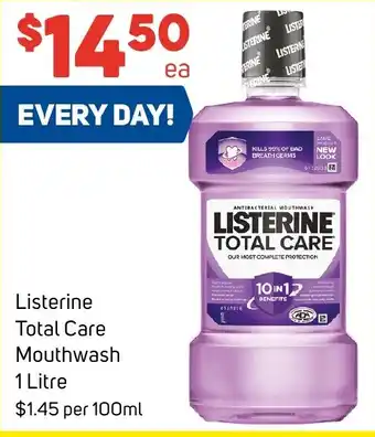 Listerine Total Care Mouthwash 1 Litre