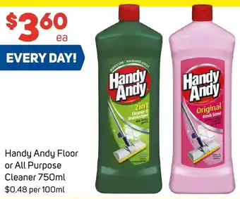Foodland Handy Andy Floor or All Purpose Cleaner 750ml offer