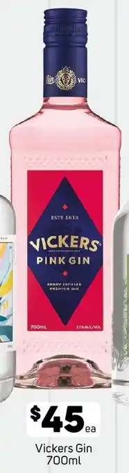 Vickers Gin 700ml