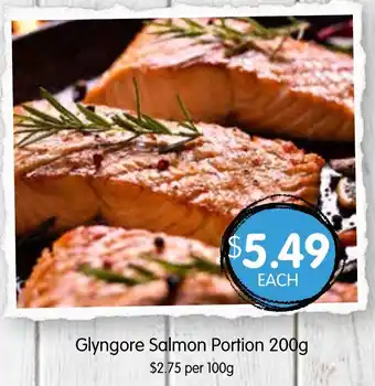 Spudshed Glyngore Salmon Portion 200g offer