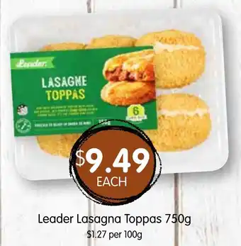 Spudshed Leader Lasagna Toppas 750g offer