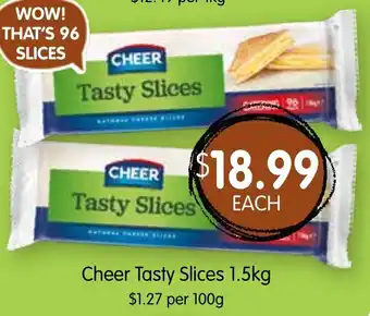 Spudshed Cheer Tasty Slices 1.5kg offer