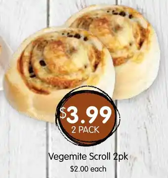 Spudshed Vegemite Scroll 2pk offer