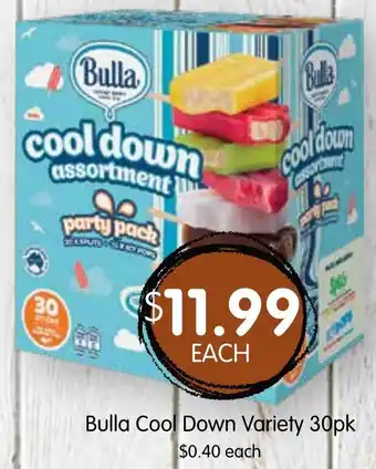 Spudshed Bulla Cool Down Variety 30pk offer