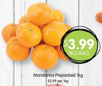 Spudshed Mandarins Prepacked 1kg offer