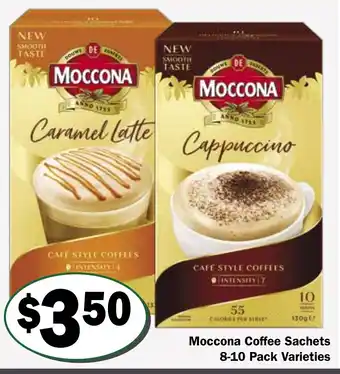 Moccona Coffee Sachets 8-10 Pack Varieties