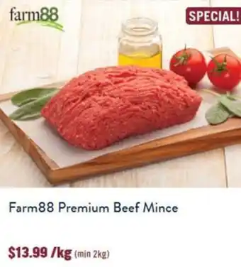 Tasman Butchers Farm88 Premium Beef Mince offer