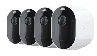 Arlo pro4 2k wire-free spotlight camera - quad pack