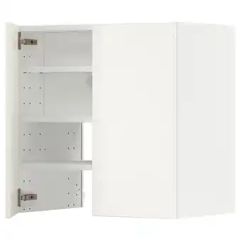 IKEA Metod Wall cb f extr hood w shlf/door, white/veddinge white, 60x60 cm offer