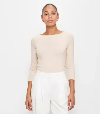 Target 3/4 Sleeve Boat Neck Top - Preview offer