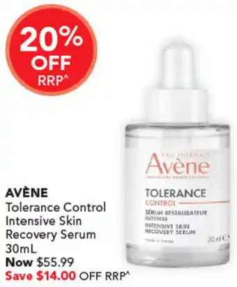AVÈNE Tolerance Control Intensive Skin Recovery Serum 30mL