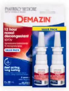 Amcal Pharmacies DEMAZIN Value Pack 2 x 20mL offer