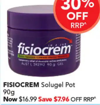 FISIOCREM Solugel Pot 90g
