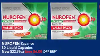 NUROFEN Zavance 80 Liquid Capsules