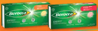 Amcal Pharmacies BEROCCA Energy Orange or Original Berry Flavour 30 Effervescent Tablets offer