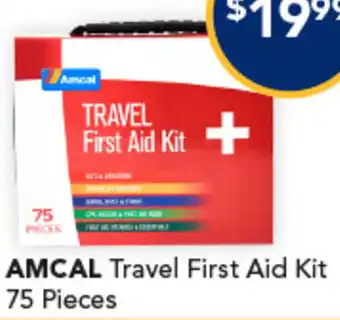 AMCAL Travel First Aid Kit 75 Pieces