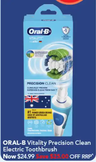 Amcal Pharmacies ORAL-B Vitality Precision Clean Electric Toothbrush offer