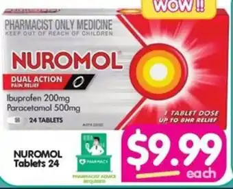 NUROMOL Tablets 24