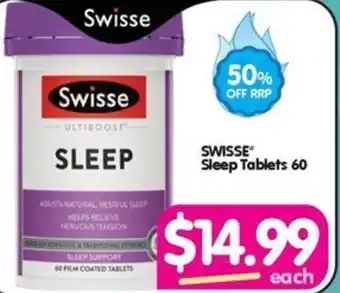 Your Discount Chemist SWISSE Sleep Tablets 60 offer