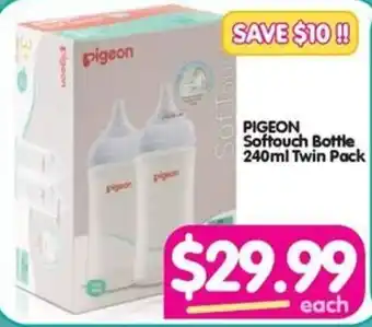 Softouch Bottle 240ml Twin Pack
