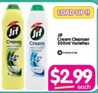 Your Discount Chemist JIF Cream Cleanser 500ml Varieties offer