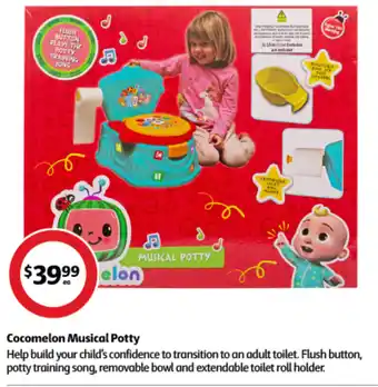 Coles Cocomelon Musical Potty offer