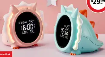 Coles Luxe Lumi Dinosaur Alarm Clock offer
