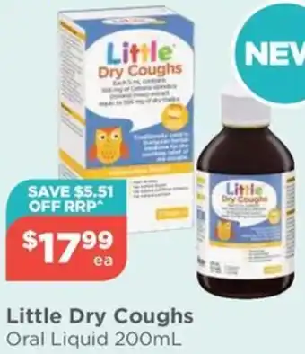 Little Dry Coughs Oral Liquid 200mL
