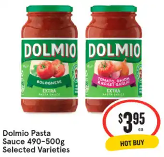IGA Xpress Dolmio Pasta Sauce 490-500g Selected Varieties offer