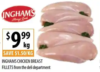Supabarn INGHAMS CHICKEN BREAST FILLETS offer