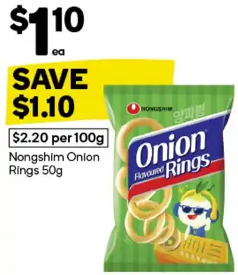 Woolworths Nongshim Onion Rings 50g offer