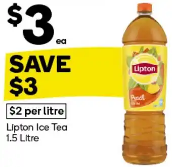 Woolworths Lipton Ice Tea 1.5 Litre offer