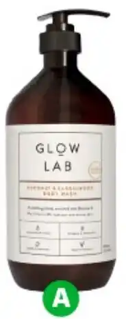 Woolworths Glow Lab Body Wash 900ml offer