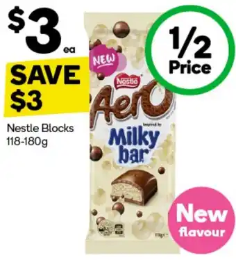 Woolworths Nestle Blocks 118-180g offer