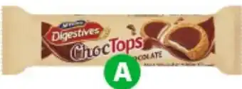 Woolworths McVitie's Digestive Tops 100g offer