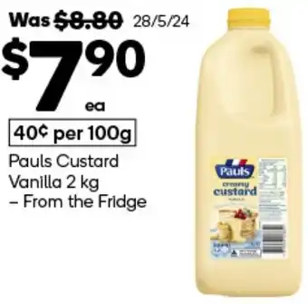 Pauls Custard Vanilla 2 kg