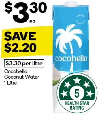 Woolworths Cocobella Coconut Water 1 Litre offer