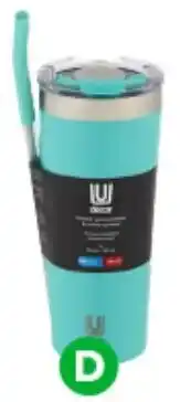 Woolworths Decor Double Wall Smoothie & Coffee Tumbler 650ml Assorted offer